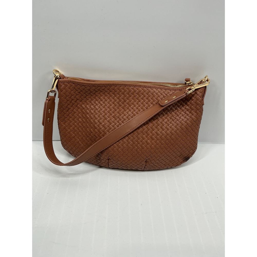 Italian Handwoven Leather Mini Shoulder Bag - Picture 2 of 4
